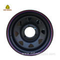 Black Wheels 14x6 Trailer Steel Wheel Rims